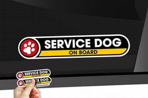 Official Service Dog On Board Car Decal My Caring Dog – Tips, Stories, and Care Guides for Loving Pet Owners Official Service Dog On Board Car Decal | My Caring Dog – Tips, Stories, and Care Guides for Loving Pet Owners